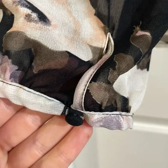 Truth NYC Sheer Floral Longsleeve Blouse - Picture 6 of 6